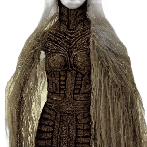 dress, creature, mask, jewelry transparent PNG cut-out
