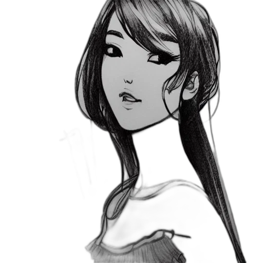 face, dress, creature, concept art transparent PNG cut-out