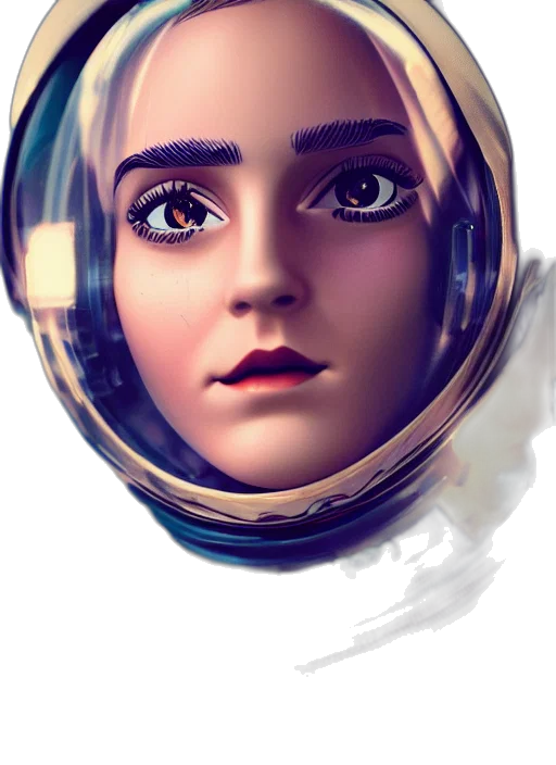 face, robot, mask, crown transparent PNG cut-out