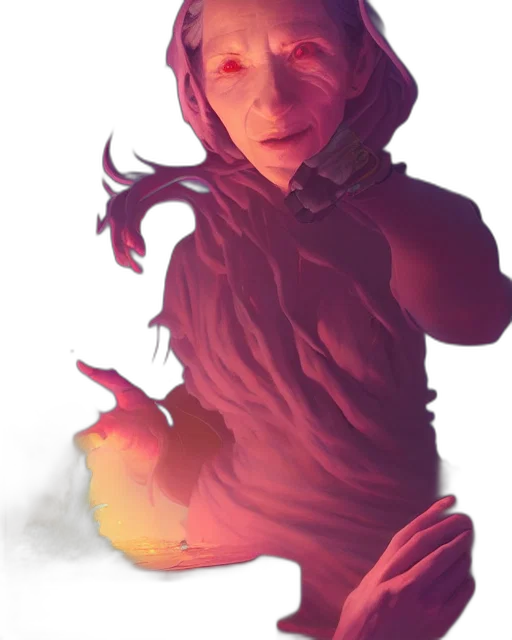 creature, dragon, face, dress transparent PNG cut-out