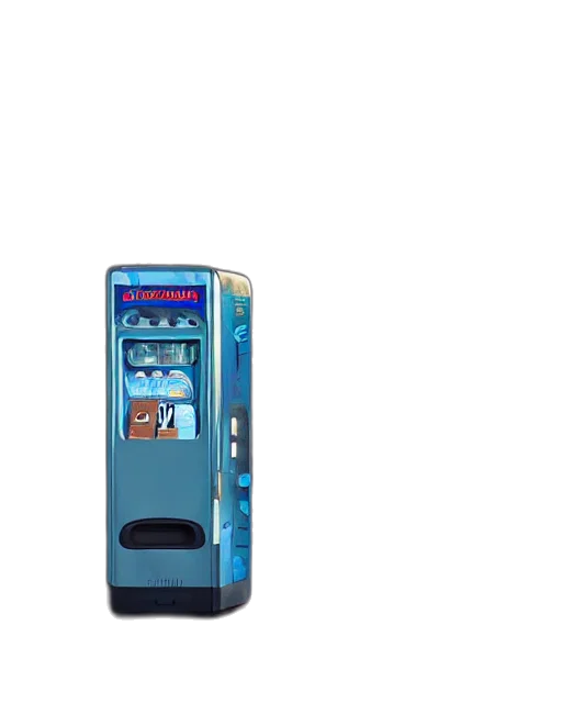 robot, vaporwave, 3d render, pixel art transparent PNG cut-out