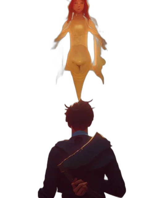 staff, creature, crown, weapon transparent PNG cut-out