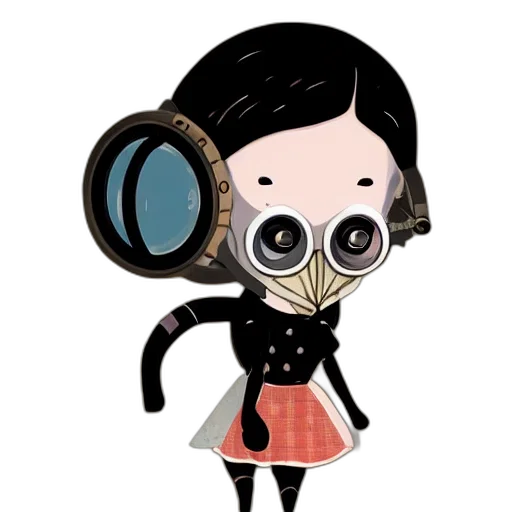 staff, mask, robot, creature transparent PNG cut-out