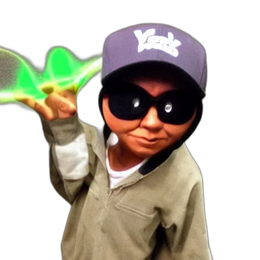 staff, hat, weapon, 3d render transparent PNG cut-out