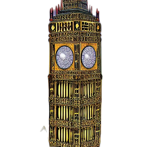 building, weapon, concept art, 3d render transparent PNG cut-out