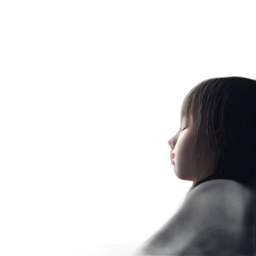 robot, face, hair, creature transparent PNG cut-out