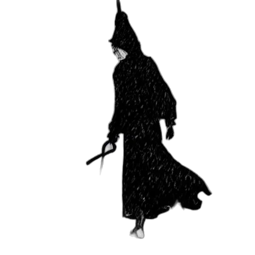 staff, hat, sword, umbrella transparent PNG cut-out