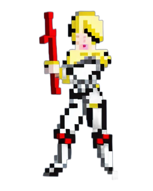 weapon, staff, sword, robot transparent PNG cut-out