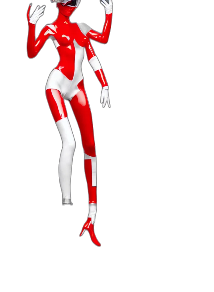 robot, staff, concept art, 3d render transparent PNG cut-out