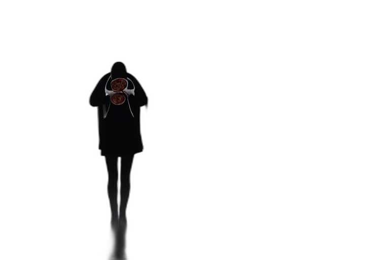 jacket, dress, umbrella, mask transparent PNG cut-out