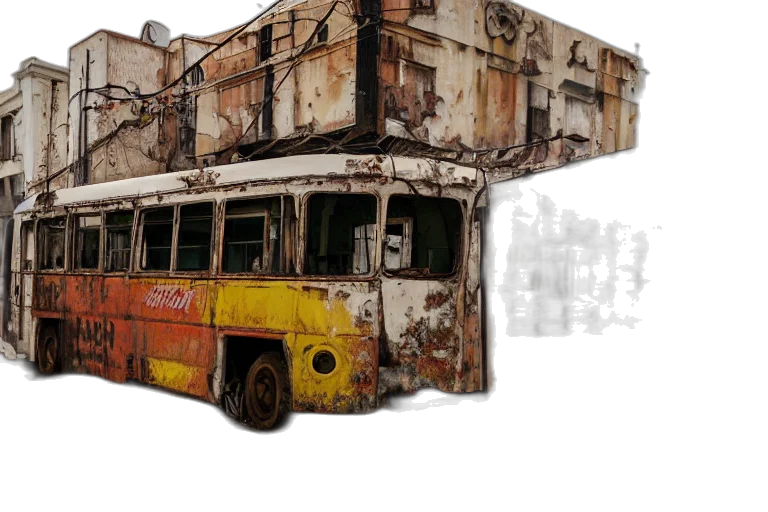 car, building, furniture, robot transparent PNG cut-out