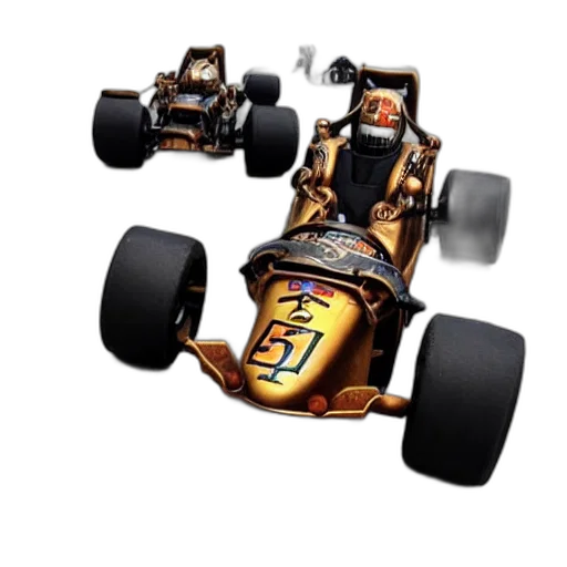 robot, car, weapon, crown transparent PNG cut-out