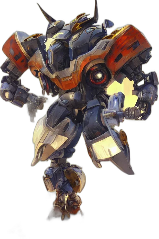 robot, weapon, concept art, fantasy art transparent PNG cut-out