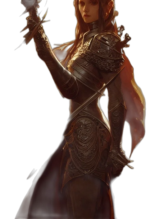staff, sword, dragon, dress transparent PNG cut-out