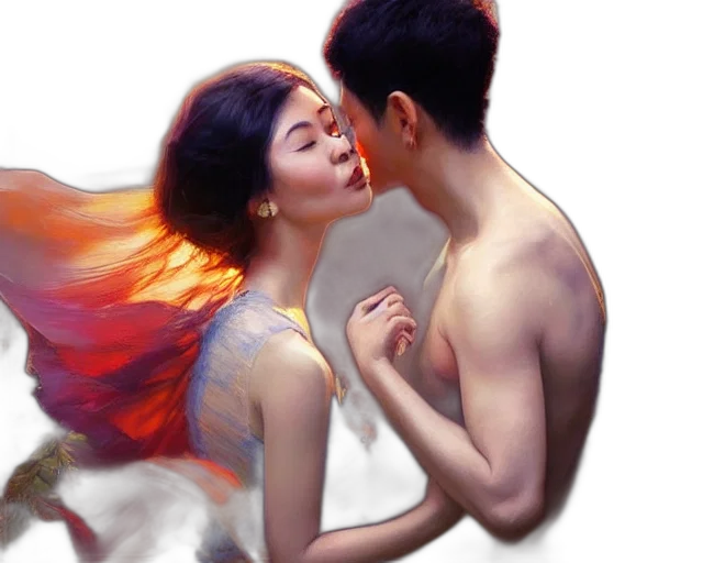 oil painting, photorealistic, fantasy art, watercolor transparent PNG cut-out