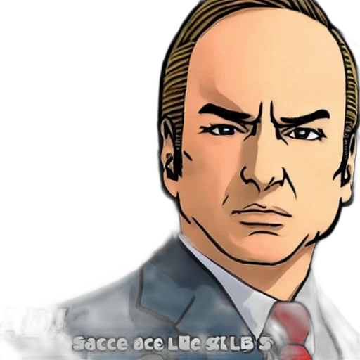 face, cartoon, comic book art, concept art transparent PNG cut-out