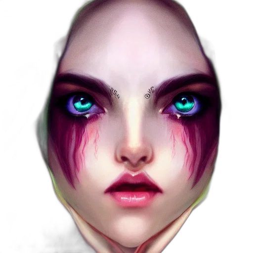 face, mask, creature, robot transparent PNG cut-out