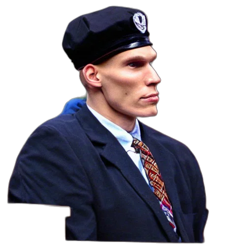 hat, staff, face, jacket transparent PNG cut-out