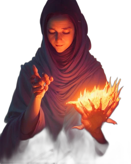 staff, dragon, face, fantasy art transparent PNG cut-out