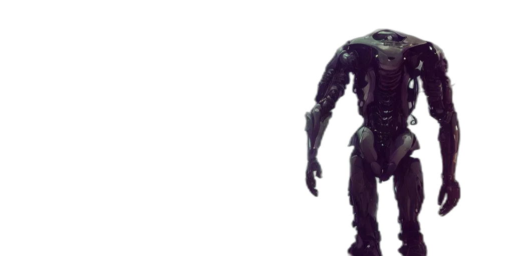 robot, creature, weapon, concept art transparent PNG cut-out