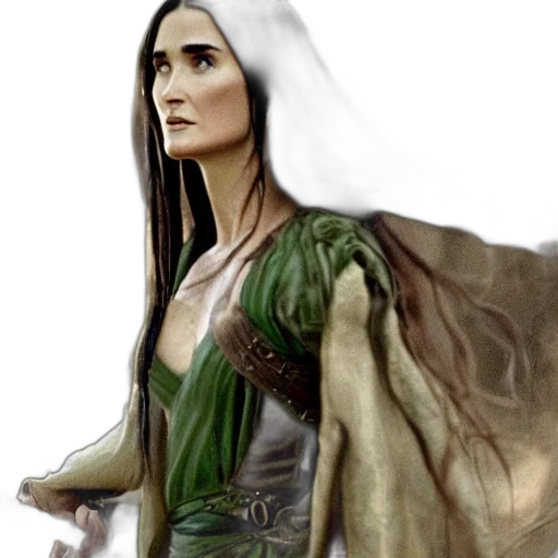 dress, fantasy art, concept art, photorealistic transparent PNG cut-out