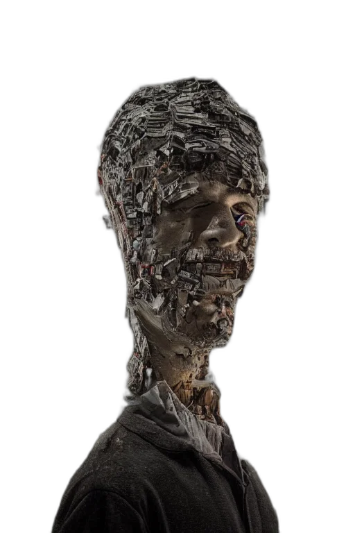 face, robot, mask, staff transparent PNG cut-out