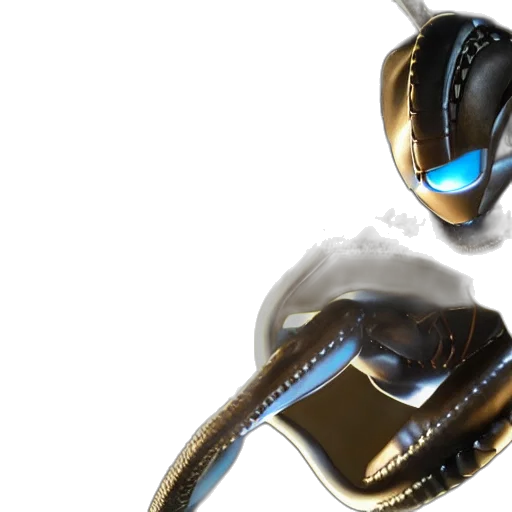robot, mask, jewelry, 3d render transparent PNG cut-out