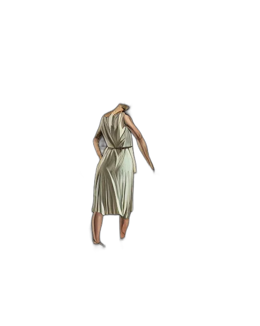 dress, creature, shoes, jewelry transparent PNG cut-out