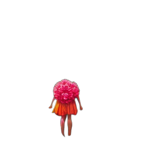 jewelry, flower, umbrella, staff transparent PNG cut-out