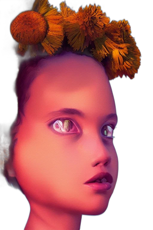 face, robot, crown, mask transparent PNG cut-out