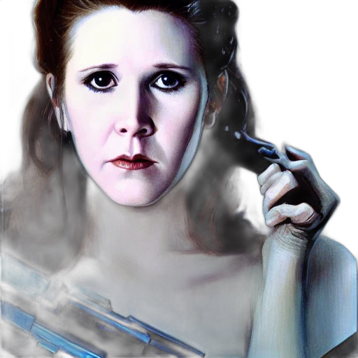 face, photorealistic, comic book art, concept art transparent PNG cut-out