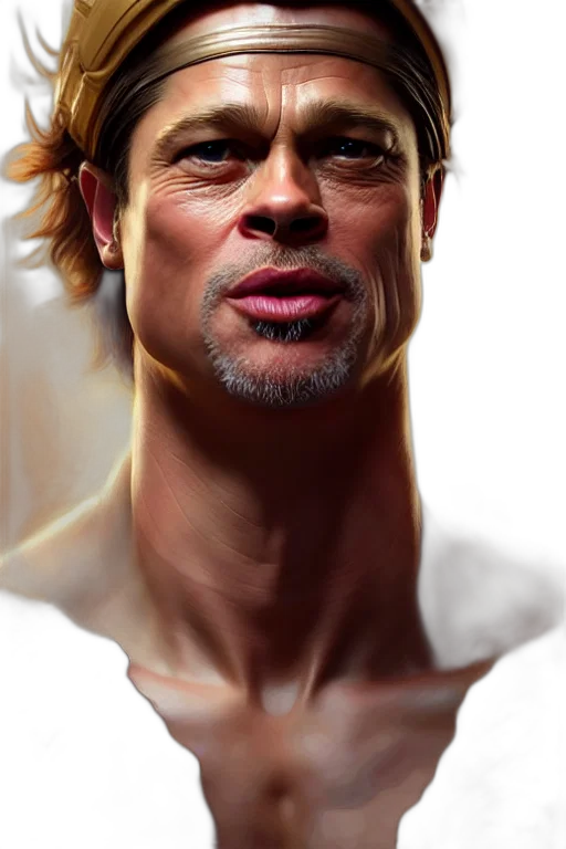 face, photorealistic, comic book art, oil painting transparent PNG cut-out