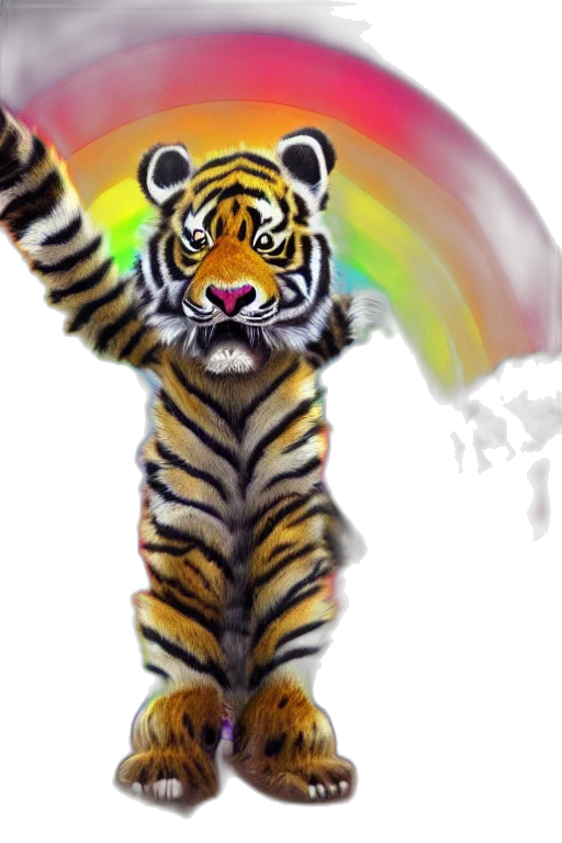 animal, creature, photorealistic, 3d render transparent PNG cut-out