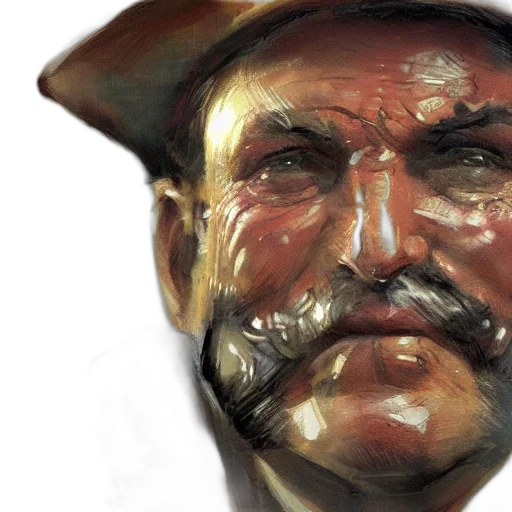 face, hat, mask, staff transparent PNG cut-out