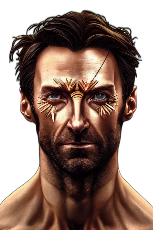face, mask, comic book art, concept art transparent PNG cut-out