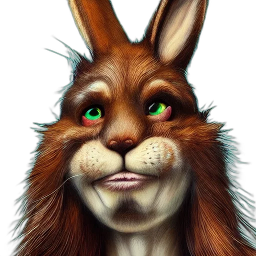 animal, face, creature, staff transparent PNG cut-out