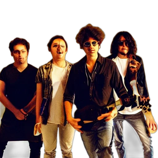 staff, cartoon, band, rock transparent PNG cut-out