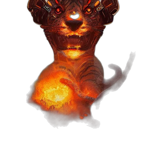 mask, creature, dragon, staff transparent PNG cut-out
