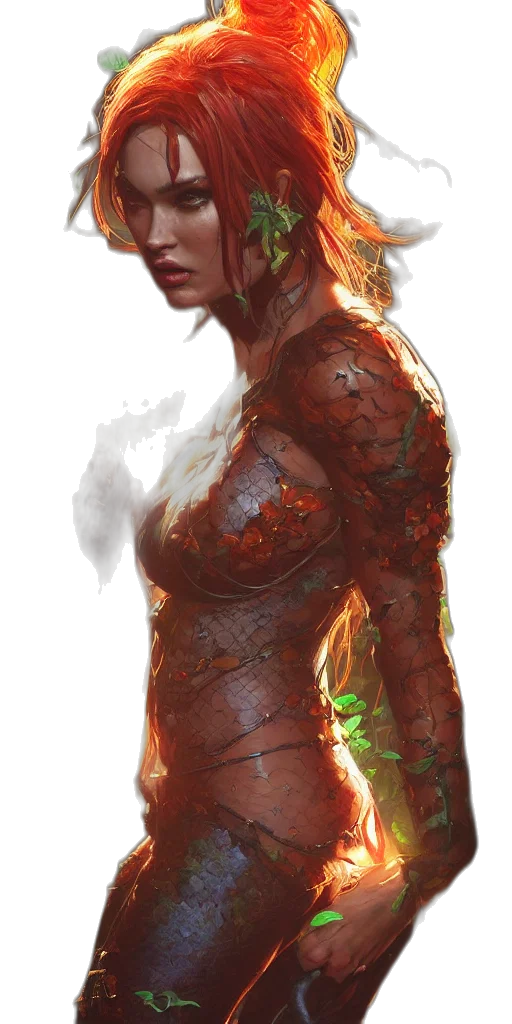 dress, concept art, fantasy art, comic book art transparent PNG cut-out