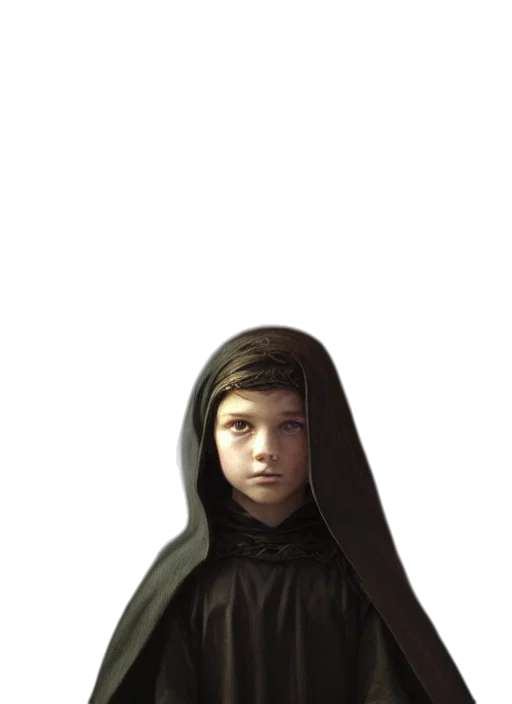 face, mask, staff, dress transparent PNG cut-out