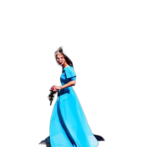 dress, umbrella, staff, jewelry transparent PNG cut-out
