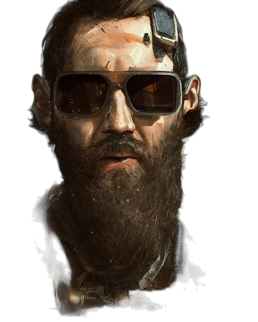 face, concept art, photorealistic, fantasy art transparent PNG cut-out