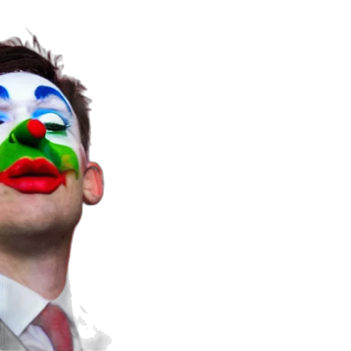 mask, face, president, clown transparent PNG cut-out