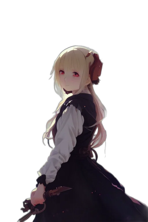 staff, dress, face, robot transparent PNG cut-out