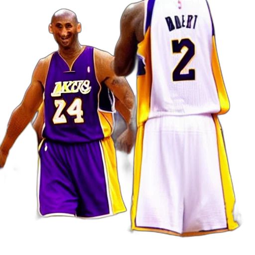 concept art, 3d render, kobe, bryant transparent PNG cut-out