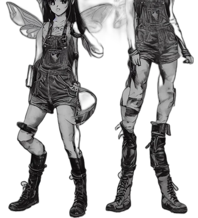 jacket, concept art, cyberpunk, comic book art transparent PNG cut-out