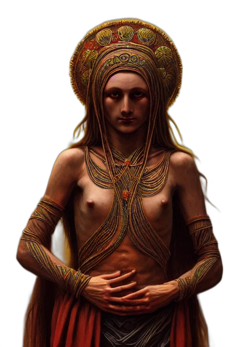 jewelry, dress, fantasy art, concept art transparent PNG cut-out