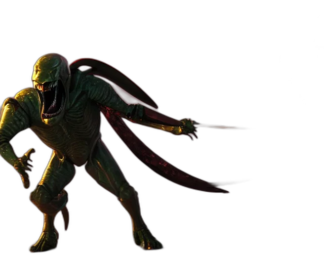 creature, mask, dragon, weapon transparent PNG cut-out