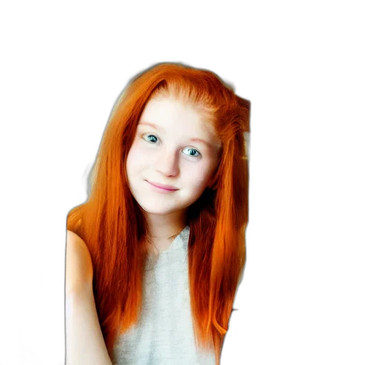 hair, face, dress, animal transparent PNG cut-out