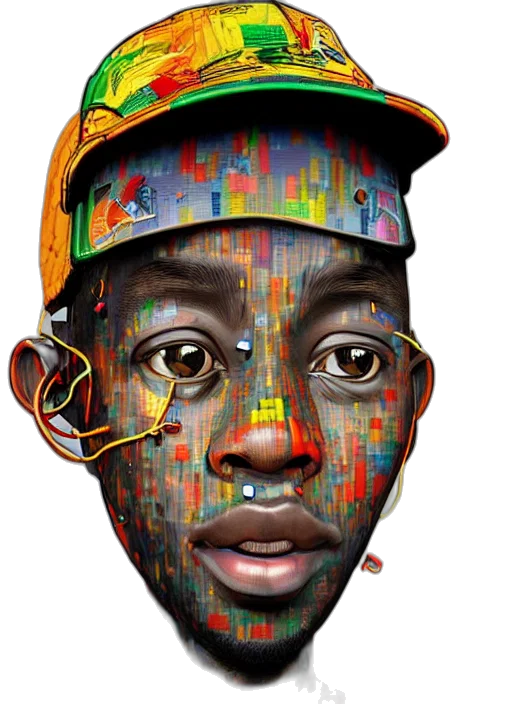 face, robot, mask, hat transparent PNG cut-out